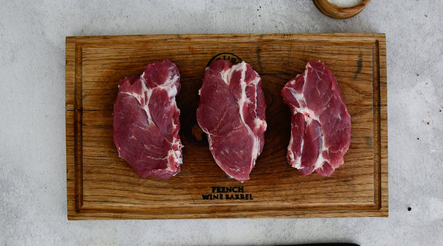 Pork Neck Caprese